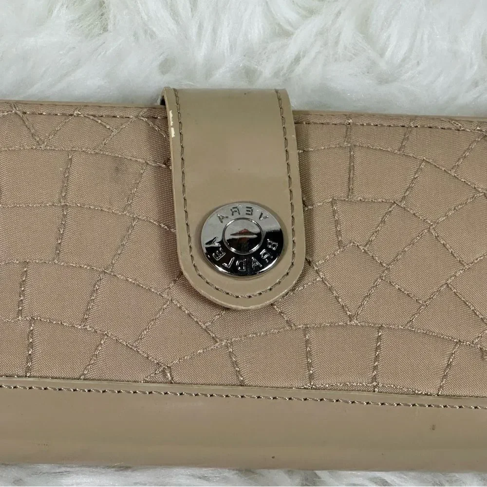 Vera Bradley Beige Wallet with Embossed Design - Picture 2 of 9